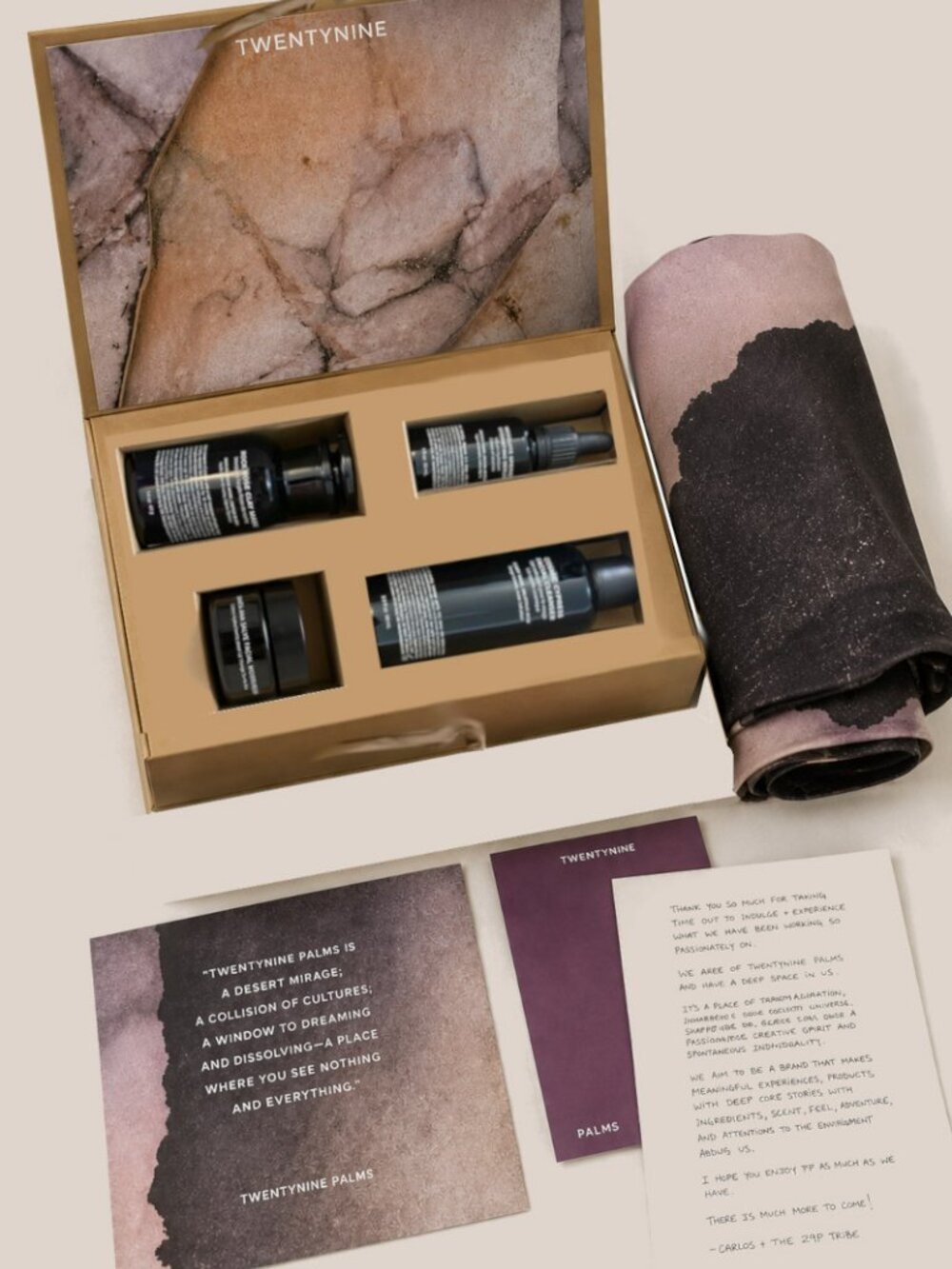 Twentynine Palms Jared Leto Press Launch Kit 4 Products Scarf Book Art NIB